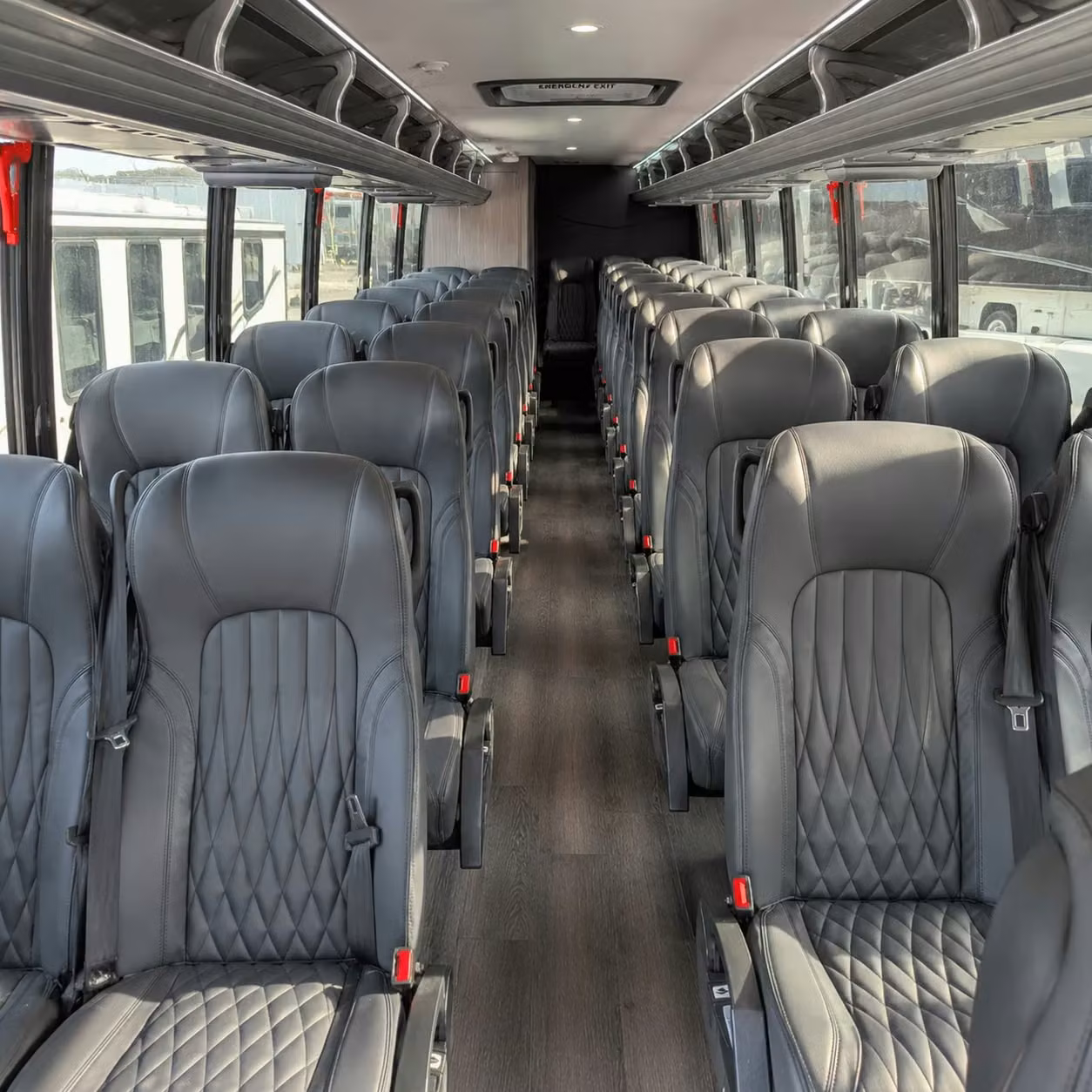 28 passenger minibus interior